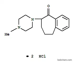 Molecular Structure of 19844-75-8 (6-(4-methylpiperazin-1-yl)-6,7,8,9-tetrahydro-5H-benzo[7]annulen-5-one)