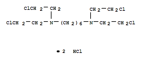 1,6-Hexanediamine,N1,N1,N6,N6-tetrakis(2-chloroethyl)-, hydrochloride (1:2) cas  19934-34-0