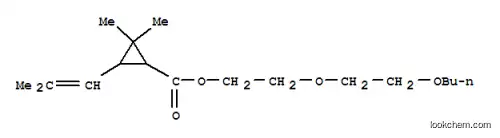 Molecular Structure of 20306-13-2 (2-(2-butoxyethoxy)ethyl 2,2-dimethyl-3-(2-methylprop-1-en-1-yl)cyclopropanecarboxylate)