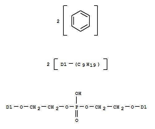 Ethanol, 2-[2(or4)-isononylphenoxy]-, hydrogen phosphate (9CI)