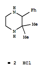 Piperazine,2,2-dimethyl-3-phenyl-, hydrochloride (1:2) cas  1013-65-6