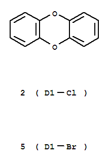 Dibenzo[b,e][1,4]dioxin,pentabromodichloro- (9CI)