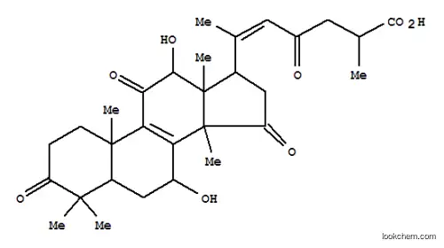 Molecular Structure of 110241-23-1 (Ganoderenic acid E)