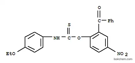 Molecular Structure of 111093-27-7 ([[2-(2-benzoyl-4-nitro-phenyl)-4-ethoxy-phenyl]amino]methanethioic aci d)