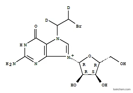 Molecular Structure of 113793-53-6 (7-[2-bromo(1,2-~2~H_2_)ethyl]guanosine)