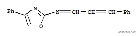 Molecular Structure of 119121-76-5 (4-phenyl-N-[(1E,2E)-3-phenylprop-2-en-1-ylidene]-1,3-oxazol-2-amine)