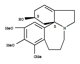 Molecular Structure of 123064-72-2 (2H,4H-Indolo[7a,1-a][2]benzazepin-12-ol,1,5,6,11,12,13-hexahydro-7,8,9-trimethoxy-, (10bS,12S)- (9CI))
