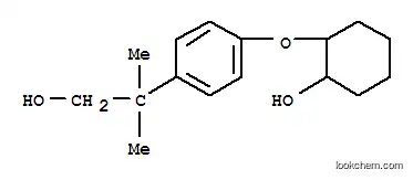Molecular Structure of 131619-10-8 (2-[4-(1-hydroxy-2-methylpropan-2-yl)phenoxy]cyclohexanol)