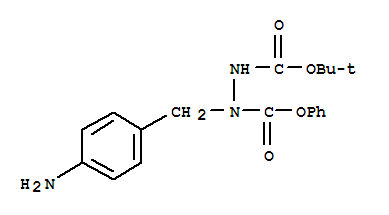 tert-butyloxycarbonyl-alpha-aza-(4-aminophenyl)alanine phenyl ester
