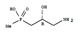 Molecular Structure of 133345-68-3 (Phosphinic acid,P-[(2R)-3-amino-2-hydroxypropyl]-P-methyl-)