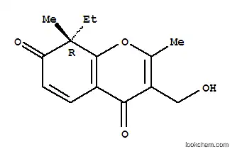 Molecular Structure of 137181-63-6 (8-Ethyl-2,8-dimethyl-3-(hydroxymethyl)-4H-1-benzopyran-4,7(8H)-dione)