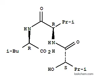 D-Leucine,(2S)-2-hydroxy-3-methylbutanoyl-D-valyl- (9CI)