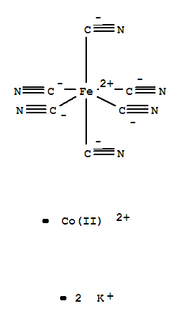 Ferrate(4-),hexakis(cyano-kC)-,cobalt(2+) potassium (1:1:2), (OC-6-11)-