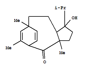 Molecular Structure of 140679-92-1 (5,8-Ethenocyclopentacyclononen-4(1H)-one,2,3,3a,5,8,9,10,10a-octahydro-1-hydroxy-3a,6,8-trimethyl-1-(1-methylethyl)-,(1R,3aS,5S,8R,10aR)-rel-(-)- (9CI))