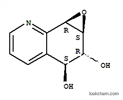 Molecular Structure of 142044-40-4 (1a,2,3,7b-tetrahydrooxireno[h]quinoline-2,3-diol)