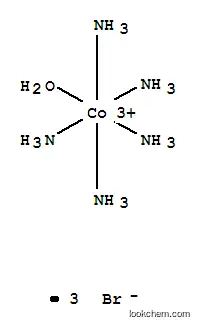Molecular Structure of 14404-37-6 (Cobalt(3+),pentaammineaqua-, tribromide, (OC-6-22)- (9CI))