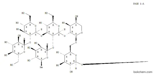 Molecular Structure of 144863-07-0 (Lanost-8-en-26-oicacid, 3-[(O-6-deoxy-a-L-mannopyranosyl-(1&reg;2)-O-[O-b-D-glucopyranosyl-(1&reg;2)-b-D-glucopyranosyl-(1&reg;3)]-O-b-D-glucopyranosyl-(1&reg;2)-O-a-L-arabinopyranosyl-(1&reg;6)-b-D-glucopyranosyl)oxy]-17,23-epoxy-23,28-dihydroxy-, g-lactone, (3b,4b,23S,25R)- (9CI))