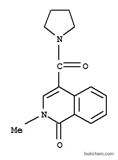 Pyrrolidine, 1-((1,2-dihydro-2-methyl-1-oxo-4-isoquinolinyl)carbonyl)-