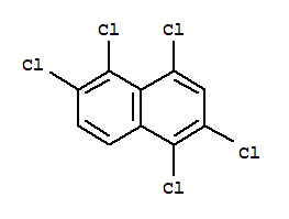 1,2,4,5,6-pentachloronaphthalene