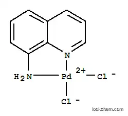 Molecular Structure of 15038-39-8 (Palladium,dichloro(8-quinolinamine-N1,N8)-, (SP-4-3)- (9CI))