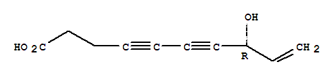 9-Decene-4,6-diynoicacid, 8-hydroxy-, (8R)-