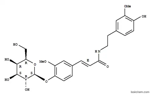 Molecular Structure of 155159-01-6 (2-Propenamide, 3-[4-(b-D-galactopyranosyloxy)-3-methoxyphenyl]-N-[2-(4-hydroxy-3-methoxyphenyl)ethyl]-,(2E)-)