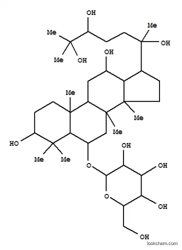 Molecular Structure of 156398-71-9 (Dammarane-3,12,20,24,25-pentol,6-(b-D-glucopyranosyloxy)-, (3b,6a,12b)- (9CI))