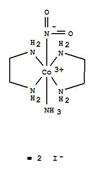 Cobalt(2+),amminebis(1,2-ethanediamine-N,N')(nitrito-N)-, diiodide, (OC-6-32)- (9CI) cas  15955-94-9