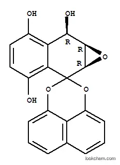 Spiro[naphth[2,3-b]oxirene-2(1aH),2'-naphtho[1,8-de][1,3]dioxin]-3,6,7-triol,7,7a-dihydro-, (1aR,7R,7aR)-