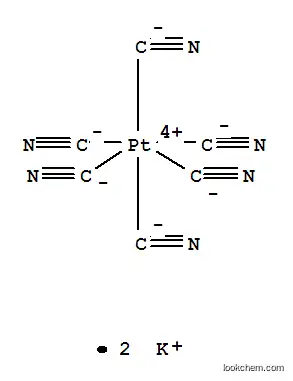 Molecular Structure of 16920-94-8 (POTASSIUM HEXACYANOPLATINATE(IV))