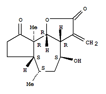 Azuleno[4,5-b]furan-2,9-dione,decahydro-4-hydroxy-6,9a-dimethyl-3-methylene-, (3aR,4S,6S,6aS,9aR,9bR)- cas  17066-68-1