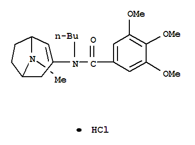 N-butyl-3,4,5-trimethoxy-N-(8-methyl-8-azabicyclo[3.2.1]oct-3-en-3-yl) benzamide hydrochloride