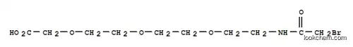 Molecular Structure of 173323-22-3 ((2-(2-(2-((2-bromoacetyl)amino)ethoxy)ethoxy)ethoxy)acetic acid)