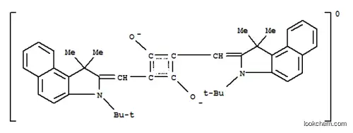 Molecular Structure of 174629-93-7 (Cyclobutenediylium,1,3-bis[[3-(1,1-dimethylethyl)-1,3-dihydro-1,1-dimethyl-2H-benz[e]indol-2-ylidene]methyl]-2,4-dihydroxy-,bis(inner salt) (9CI))