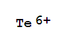 Tellurium, ion (Te6+)