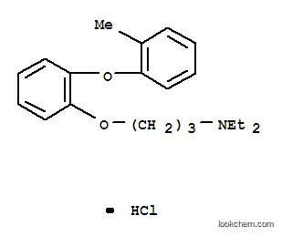 Molecular Structure of 26327-65-1 (N,N-diethyl-3-[2-(2-methylphenoxy)phenoxy]propan-1-amine hydrochloride (1:1))