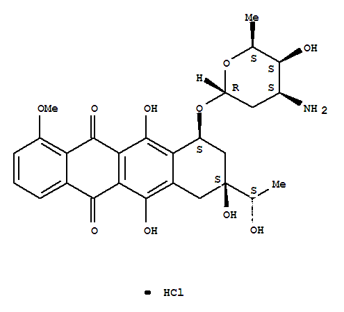 (1S,3S)-3,5,12-trihydroxy-3-(1-hydroxyethyl)-10-methoxy-6,11-dioxo-1,2,3,4,6,11-hexahydrotetracen-1-yl 3-amino-2,3,6-trideoxy-alpha-L-lyxo-hexopyranoside