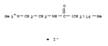 Ethanaminium,N,N,N-trimethyl-2-[(1-oxooctadecyl)amino]-, iodide (1:1)