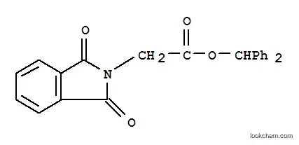 Molecular Structure of 3312-88-7 (diphenylmethyl (1,3-dioxo-1,3-dihydro-2H-isoindol-2-yl)acetate)