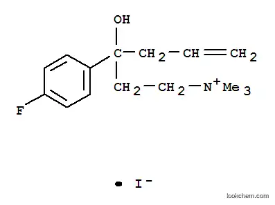 Molecular Structure of 360-15-6 (3-(4-fluorophenyl)-3-hydroxy-N,N,N-trimethylhex-5-en-1-aminium iodide)