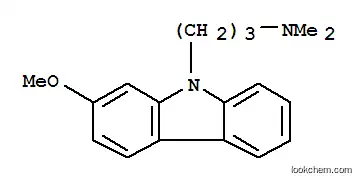 Molecular Structure of 41562-73-6 (3-(2-methoxycarbazol-9-yl)-N,N-dimethyl-propan-1-amine)