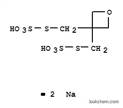 Molecular Structure of 41945-17-9 (Thiosulfuric acid(H2S2O3), S,S'-[3-oxetanylidenebis(methylene)] ester, disodium salt (9CI))