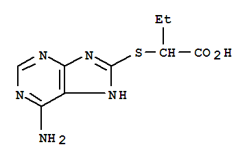 Butanoic acid, 2-[(6-amino-9H-purin-8-yl)thio]-