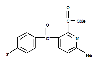 2-Pyridinecarboxylicacid, 3-(4-fluorobenzoyl)-6-methyl-, methyl ester