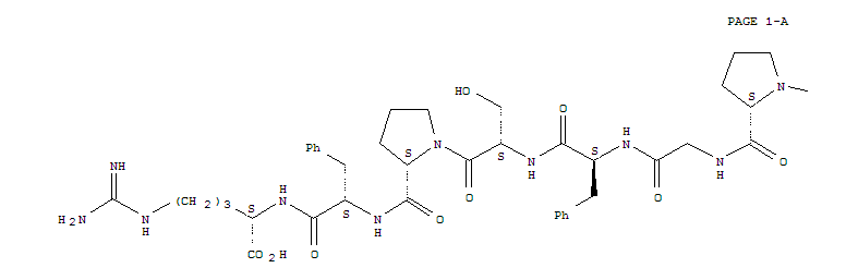 Bradykinin,N2-[[5-(dimethylamino)-1-naphthalenyl]sulfonyl]- (9CI)