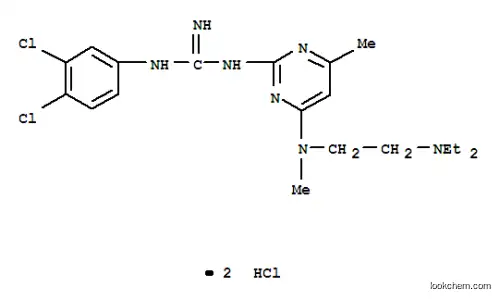 Molecular Structure of 51387-06-5 (1-(3,4-dichlorophenyl)-2-(4-{[2-(diethylamino)ethyl](methyl)amino}-6-methylpyrimidin-2-yl)guanidine)