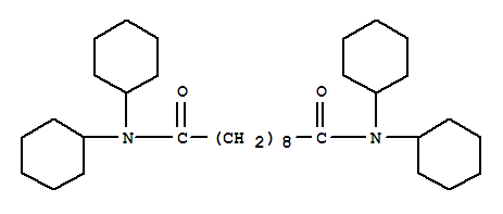 Decanediamide,N1,N1,N10,N10-tetracyclohexyl- cas  5426-13-1