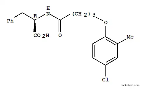 Molecular Structure of 5447-08-5 (N-[4-(4-chloro-2-methylphenoxy)butanoyl]phenylalanine)