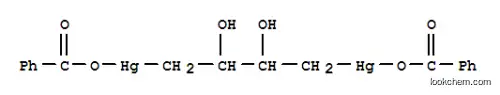 Molecular Structure of 5472-66-2 (Mercury,bis(benzoato-O)[m-(2,3-dihydroxy-1,4-butanediyl)]di-,[R-(R*,S*)]- (9CI))