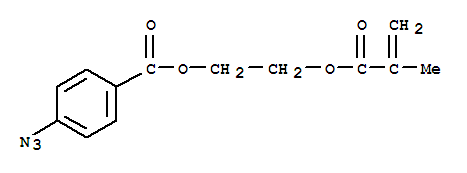 Benzoic acid, 4-azido-,2-[(2-methyl-1-oxo-2-propen-1-yl)oxy]ethyl ester